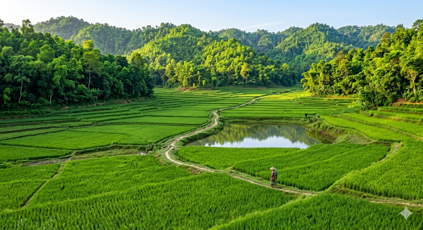 সবুজের অপার সৌন্দর্য